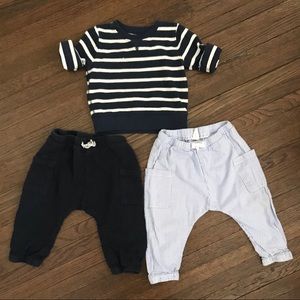 Boys Pants & Nautical Sweater Bundle